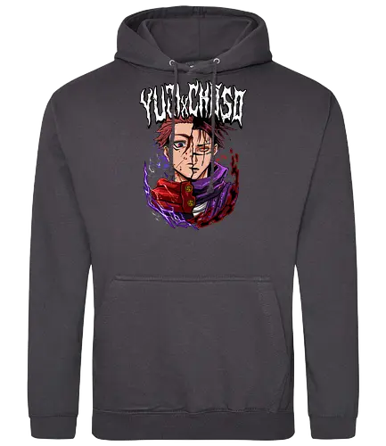 Yuji vs Choso Brothers of Chaos JJK - Choso, Jujutsu, rivalry art, brothers clash, Yuji Itadori, weeb gift, dynamic duo, anime graphic tee - Standard Hoodie