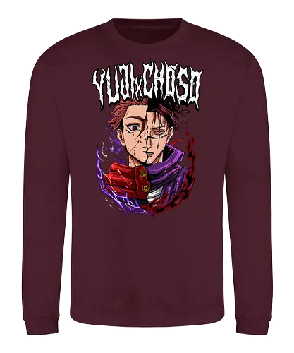 Yuji vs Choso Brothers of Chaos JJK - Choso, Jujutsu, rivalry art, brothers clash, Yuji Itadori, weeb gift, dynamic duo, anime graphic tee - Sweatshirt