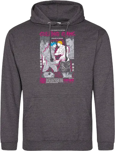 Kishimo vs Hakari Culling Game JJK - otaku, shonen anime, JJK fan gift, Hakari, Culling Game, Jujutsu, manga panel, fight scene - Standard Hoodie