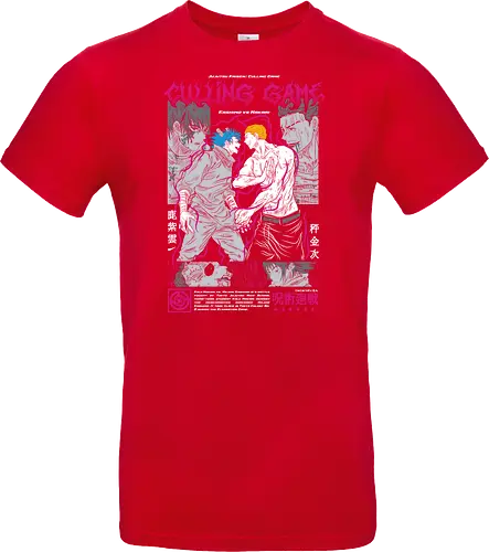 Kishimo vs Hakari Culling Game JJK - otaku, shonen anime, JJK fan gift, Hakari, Culling Game, Jujutsu, manga panel, fight scene - Standard T-Shirt