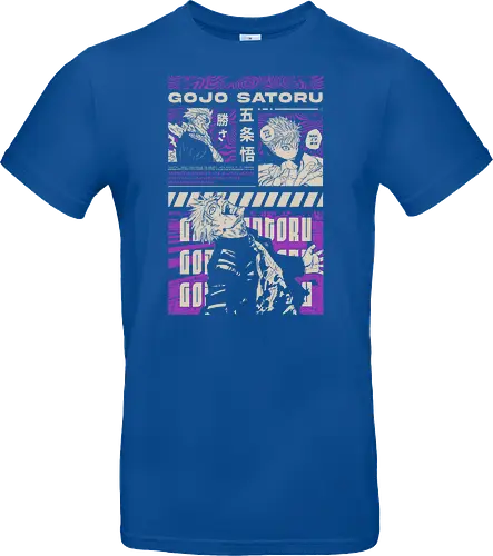 Gojo Satoru Infinite Power JJK - strongest sorcerer, DTG print, purple manga, anime fan gift, six eyes, Gojo Satoru, Jujutsu, JJK apparel - Standard T-Shirt