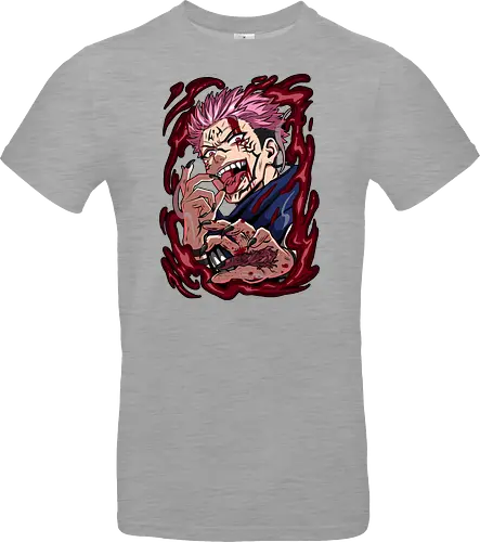 Sukuna King of Curses Savage Energy JJK - Sukuna, Ryomen Sukuna, Jujutsu, king of curses, villain energy, dark anime tee, otaku birthday, cursed spirit - Standard T-Shirt