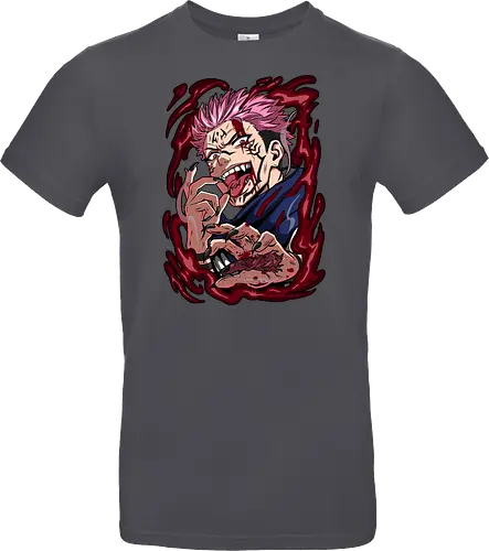 Sukuna King of Curses Savage Energy JJK - Sukuna, Ryomen Sukuna, Jujutsu, king of curses, villain energy, dark anime tee, otaku birthday, cursed spirit - Standard T-Shirt