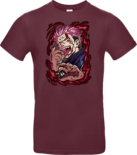 Sukuna King of Curses Savage Energy JJK - Sukuna, Ryomen Sukuna, Jujutsu, king of curses, villain energy, dark anime tee, otaku birthday, cursed spirit - Standard T-Shirt