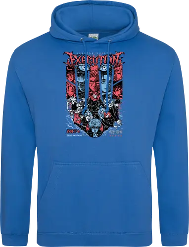 Gojo Execution Arc Jujutsu Rage - red horror, intense manga, Gojo Satoru, Jujutsu, execution arc, anime gift, dark sorcerer, JJK fan art - Standard Hoodie