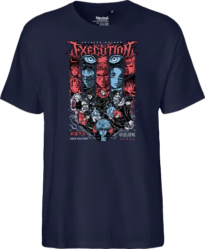 Gojo Execution Arc Jujutsu Rage - red horror, intense manga, Gojo Satoru, Jujutsu, execution arc, anime gift, dark sorcerer, JJK fan art - Fairtrade T-Shirt