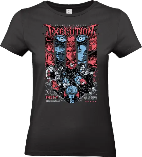 Gojo Execution Arc Jujutsu Rage - red horror, intense manga, Gojo Satoru, Jujutsu, execution arc, anime gift, dark sorcerer, JJK fan art - Standard T-Shirt (Women)