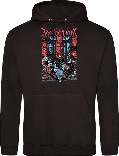 Gojo Execution Arc Jujutsu Rage - red horror, intense manga, Gojo Satoru, Jujutsu, execution arc, anime gift, dark sorcerer, JJK fan art - Standard Hoodie