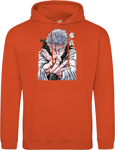 Gojo Limitless Domain JJK - otaku apparel, manga art style, Gojo Satoru, Jujutsu, limitless, domain expansion, white hair, cool anime tee - Standard Hoodie