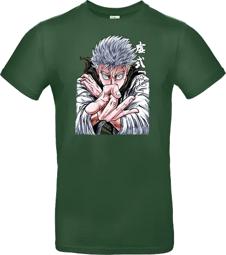 Gojo Limitless Domain JJK - otaku apparel, manga art style, Gojo Satoru, Jujutsu, limitless, domain expansion, white hair, cool anime tee - Standard T-Shirt