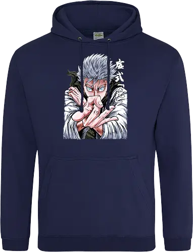 Gojo Limitless Domain JJK - otaku apparel, manga art style, Gojo Satoru, Jujutsu, limitless, domain expansion, white hair, cool anime tee - Standard Hoodie