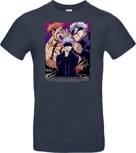Gojo Sukuna Ultimate Showdown JJK - Gojo Satoru, Sukuna, Jujutsu, ultimate battle, manga clash, strongest vs king, anime rivalry, JJK gift - Standard T-Shirt
