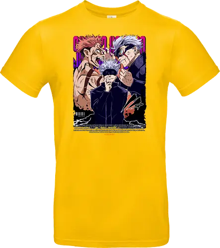Gojo Sukuna Ultimate Showdown JJK - Gojo Satoru, Sukuna, Jujutsu, ultimate battle, manga clash, strongest vs king, anime rivalry, JJK gift - Standard T-Shirt