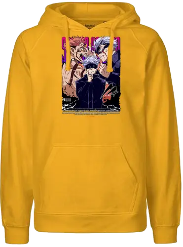 Gojo Sukuna Ultimate Showdown JJK - Gojo Satoru, Sukuna, Jujutsu, ultimate battle, manga clash, strongest vs king, anime rivalry, JJK gift - Fairtrade Hoodie