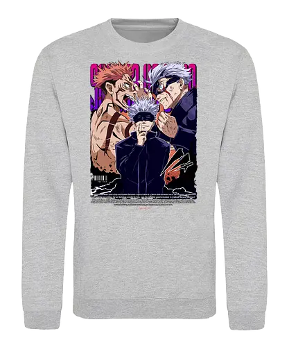 Gojo Sukuna Ultimate Showdown JJK - Gojo Satoru, Sukuna, Jujutsu, ultimate battle, manga clash, strongest vs king, anime rivalry, JJK gift - Sweatshirt