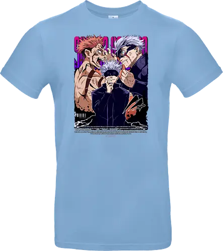 Gojo Sukuna Ultimate Showdown JJK - Gojo Satoru, Sukuna, Jujutsu, ultimate battle, manga clash, strongest vs king, anime rivalry, JJK gift - Standard T-Shirt