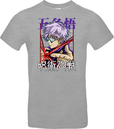 Gojo Satoru Reborn Legend Jujutsu - Jujutsu, legend returns, manga portrait, iconic sorcerer, anime lover gift, JJK aesthetic, white hair warrior, Gojo Satoru - Standard T-Shirt