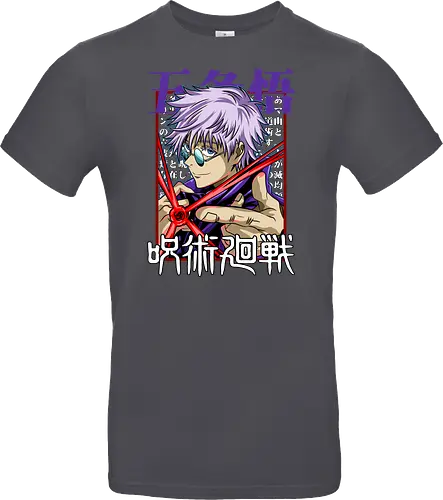 Gojo Satoru Reborn Legend Jujutsu - Jujutsu, legend returns, manga portrait, iconic sorcerer, anime lover gift, JJK aesthetic, white hair warrior, Gojo Satoru - Standard T-Shirt