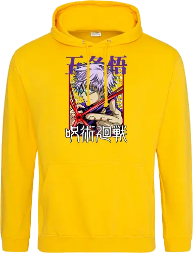 Gojo Satoru Reborn Legend Jujutsu - Jujutsu, legend returns, manga portrait, iconic sorcerer, anime lover gift, JJK aesthetic, white hair warrior, Gojo Satoru - Standard Hoodie