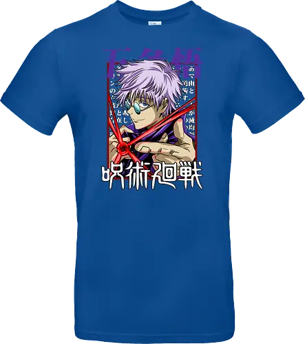 Gojo Satoru Reborn Legend Jujutsu - Jujutsu, legend returns, manga portrait, iconic sorcerer, anime lover gift, JJK aesthetic, white hair warrior, Gojo Satoru - Standard T-Shirt