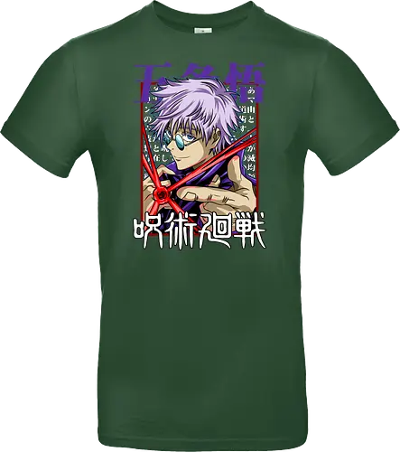 Gojo Satoru Reborn Legend Jujutsu - Jujutsu, legend returns, manga portrait, iconic sorcerer, anime lover gift, JJK aesthetic, white hair warrior, Gojo Satoru - Standard T-Shirt