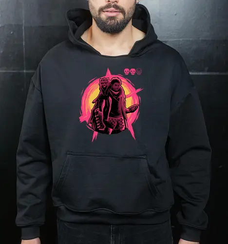 Burn To The Ground  - Dungeo, Crawler, Carl, Princess, Donut - Cropped Hoodie