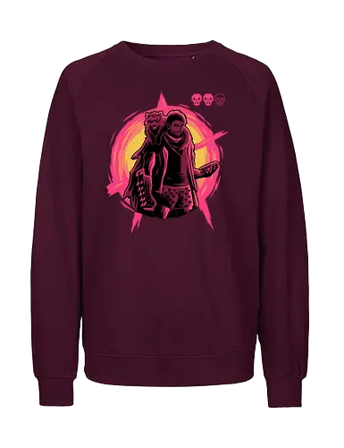 Burn To The Ground  - Dungeo, Crawler, Carl, Princess, Donut - Fairtrade Sweatshirt