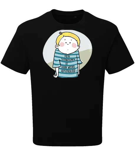 Mein Tatenvolumen.. - Ringelpulli, Weisheit, Spruch, Motivation - Oversize T-Shirt