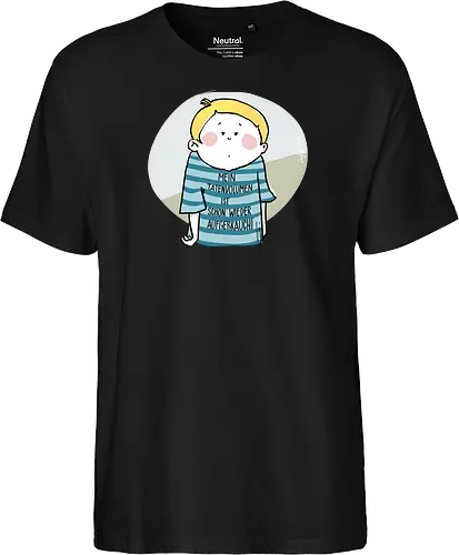 Mein Tatenvolumen.. - Ringelpulli, Weisheit, Spruch, Motivation - Fairtrade T-Shirt