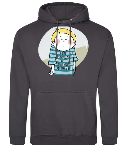 Mein Tatenvolumen.. - Ringelpulli, Weisheit, Spruch, Motivation - Standard Hoodie