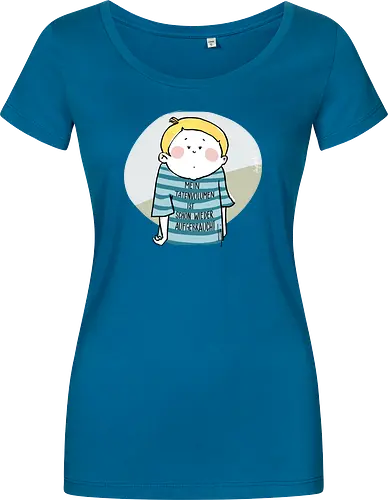 Mein Tatenvolumen.. - Ringelpulli, Weisheit, Spruch, Motivation - Women T-Shirt