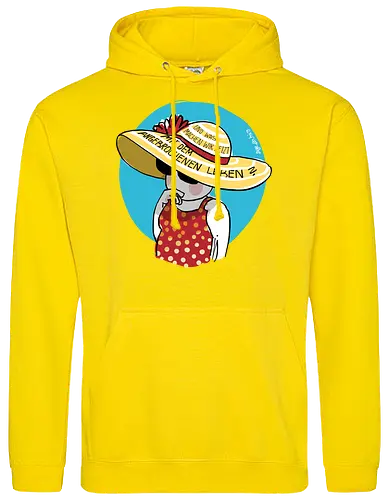 Angebrochenes Leben - ringelpullisprüche, Ringeldinger, streifenweise, Spruch, Weisheit, Motivation, Ringelpulli, deutsch, SprücheShirt, Cartoon Illustration, Statement, Handgezeichnet, Humor, Selbstironie, Streifenpulli, Spruchshirt - Standard Hoodie