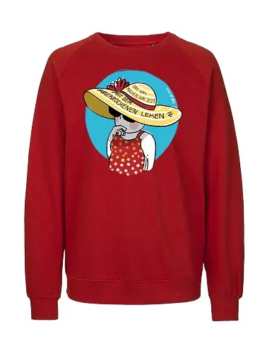 Angebrochenes Leben - ringelpullisprüche, Ringeldinger, streifenweise, Spruch, Weisheit, Motivation, Ringelpulli, deutsch, SprücheShirt, Cartoon Illustration, Statement, Handgezeichnet, Humor, Selbstironie, Streifenpulli, Spruchshirt - Fairtrade Sweatshirt