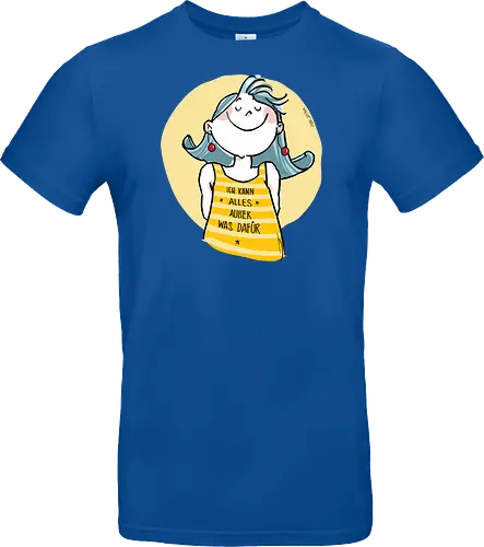 Ich kann alles.. - Ringelpulliweisheit, Ringelpulli, Spruch, Weisheit, Lebensweisheit, handgezeichnet, Augeanhirn - Standard T-Shirt