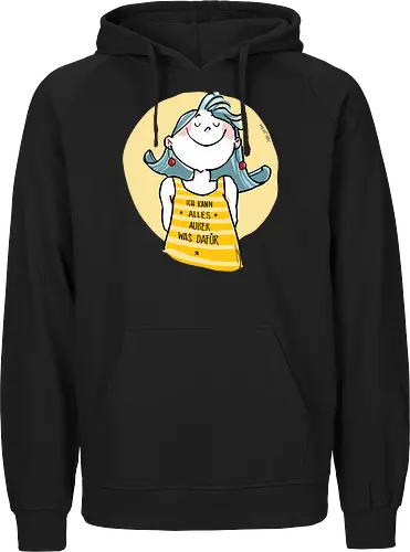 Ich kann alles.. - Ringelpulliweisheit, Ringelpulli, Spruch, Weisheit, Lebensweisheit, handgezeichnet, Augeanhirn - Fairtrade Hoodie