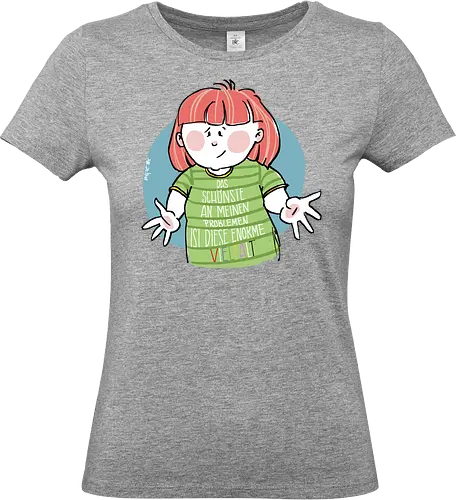 Probleme - Ringelpullisprüche, Ringeldinger, streifenweise, Spruch, Weisheit, Cartoon Illustration, Statement, Handgezeichnet, Humor, Selbstironie, Streifenpulli, Spruchshirt, deutsch, Motivation, Ringelpulli, SprücheShirt - Standard T-Shirt (Women)
