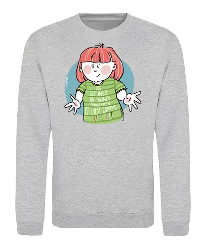 Probleme - Ringelpullisprüche, Ringeldinger, streifenweise, Spruch, Weisheit, Cartoon Illustration, Statement, Handgezeichnet, Humor, Selbstironie, Streifenpulli, Spruchshirt, deutsch, Motivation, Ringelpulli, SprücheShirt - Sweatshirt