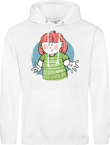 Probleme - Ringelpullisprüche, Ringeldinger, streifenweise, Spruch, Weisheit, Cartoon Illustration, Statement, Handgezeichnet, Humor, Selbstironie, Streifenpulli, Spruchshirt, deutsch, Motivation, Ringelpulli, SprücheShirt - Standard Hoodie