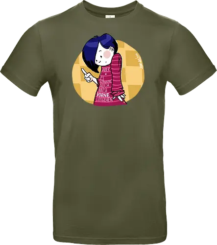 Nach vorne - Ringelpulli, Weisheit, Spruch, Motivation - Standard T-Shirt