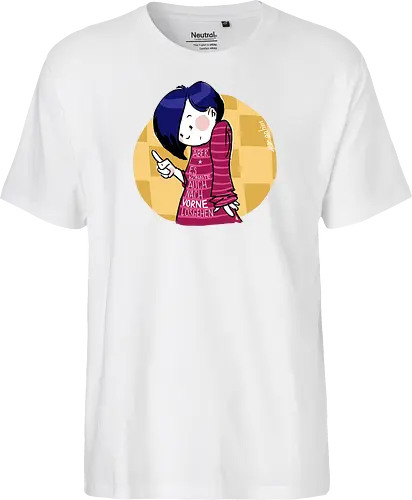Nach vorne - Ringelpulli, Weisheit, Spruch, Motivation - Fairtrade T-Shirt