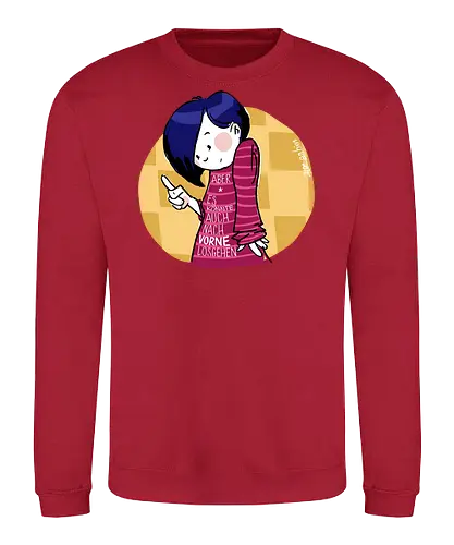 Nach vorne - Ringelpulli, Weisheit, Spruch, Motivation - Sweatshirt