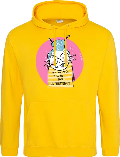 Untertüdelt - ringelpulli, Weisheit, Spruch, Motivation, Tüdeltied - Standard Hoodie