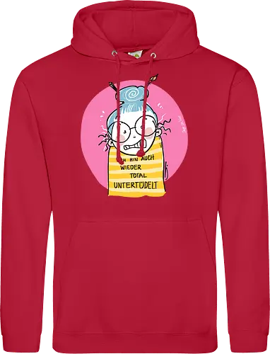 Untertüdelt - ringelpulli, Weisheit, Spruch, Motivation, Tüdeltied - Standard Hoodie