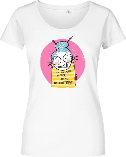 Untertüdelt - ringelpulli, Weisheit, Spruch, Motivation, Tüdeltied - Women T-Shirt