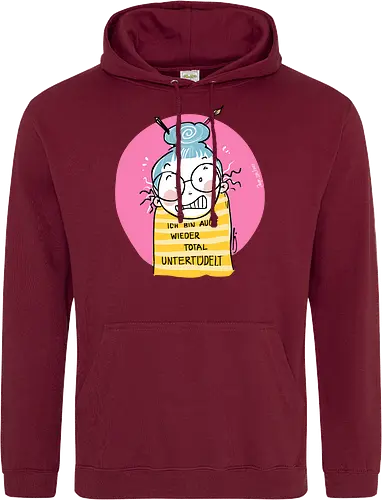 Untertüdelt - ringelpulli, Weisheit, Spruch, Motivation, Tüdeltied - Standard Hoodie