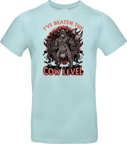 Game Cow Monster - Knight, Barbarian, Gateway, Ritual, Axe, War, Army, Games, Game, Video Games, Video Game, Classic, Classic Horror, Classic Video Games, Classic Video Game, Classic Games, Classic Game, Cow, Monsters, Monster, Geek, Nerd, Rpg Video Game, Rpg, Dark Fantasy, Fantasy, Adventure, Horror, Magical, Magic, Magical Creatures, Magical Creature, Warrior - Standard T-Shirt