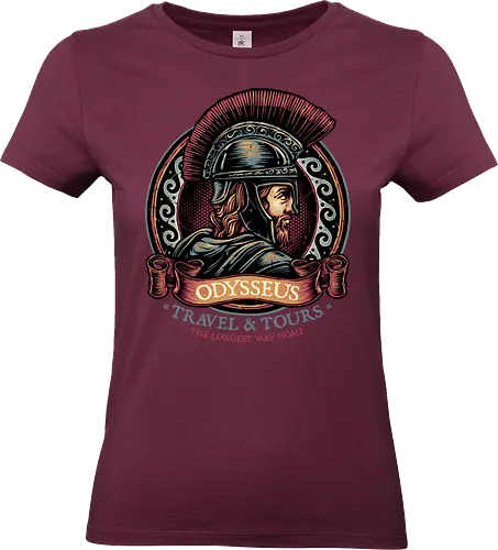 Odysseus Travel and Tours - Movie, film, myth, adventure, poem, action, fantasy, mythic - Standard T-Shirt (Women)