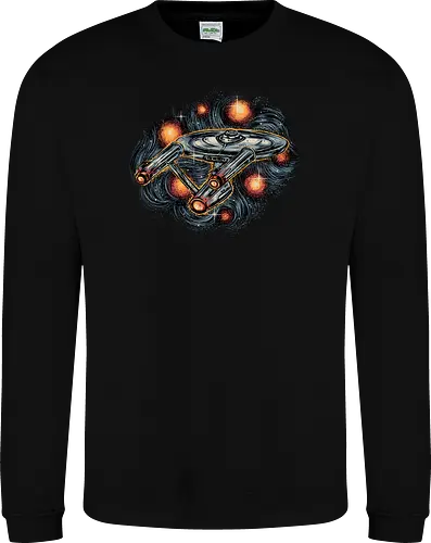 The Stars is waiting for us - TV show, TV series, retro, space, science fiction, sci-fi, spaceship - Sweatshirt