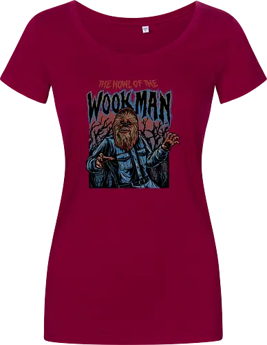 The Howl of the Wookman - science fiction, Movie, film, galaxy, galactic, sci-fi - Women T-Shirt