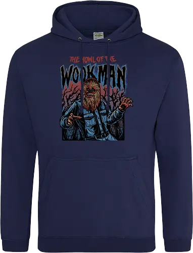 The Howl of the Wookman - science fiction, Movie, film, galaxy, galactic, sci-fi - Standard Hoodie
